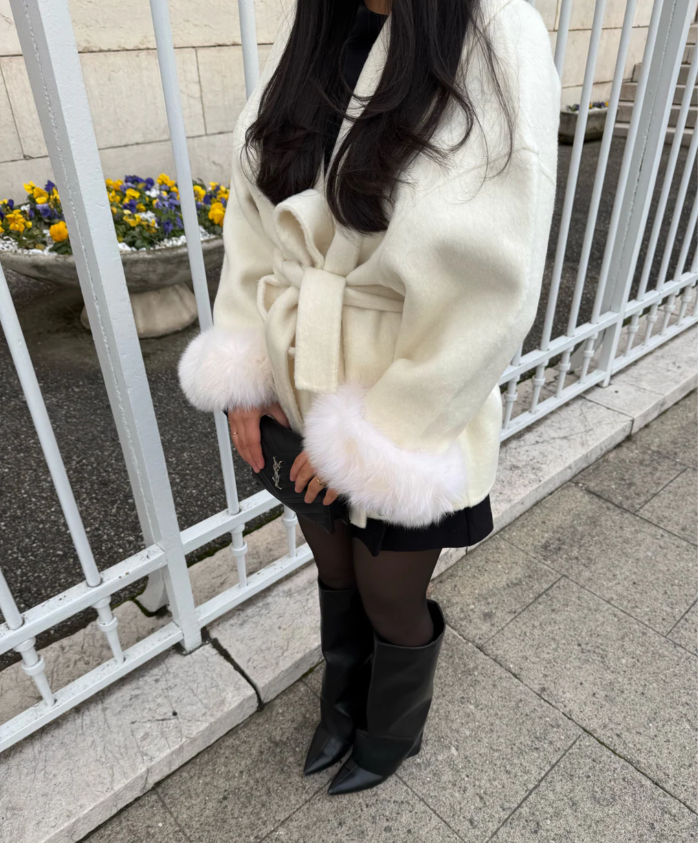 Solvienne Wool Blend Coat