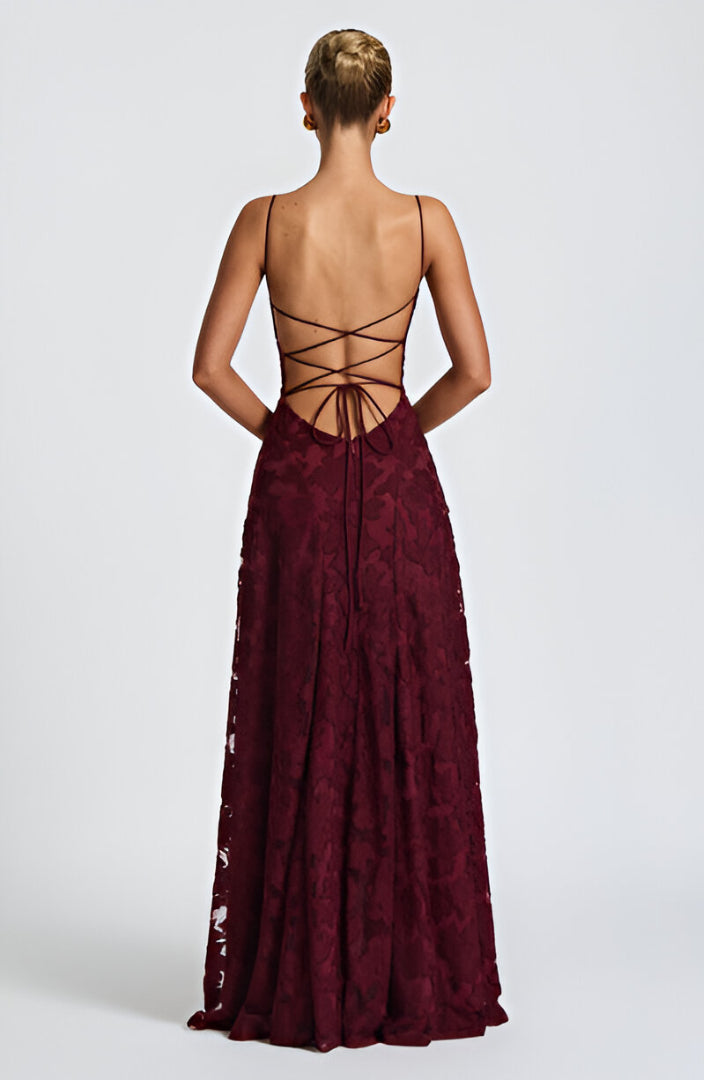 Aveloria Lace Corset Maxi Dress