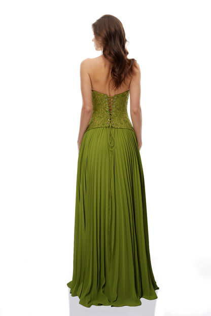 Marivelle Lace Halter Maxi Dress