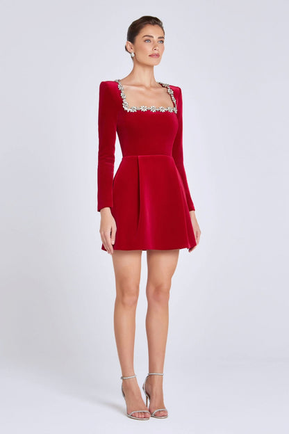 Soravelle Velvet Mini Dress