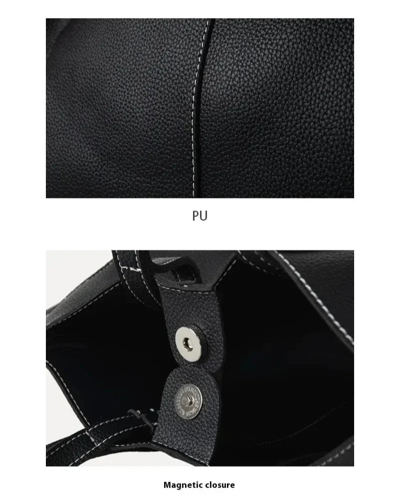 Avelora Luxe Vegan Leather Shopper