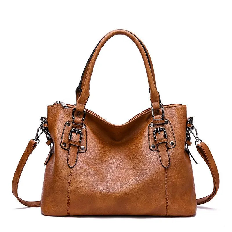 Valoria Swiss Leather Shoulder Bag