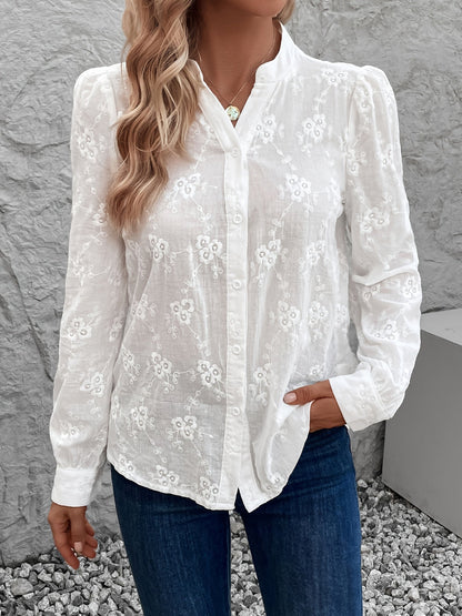 Elanora Embroidered Cotton Blouse