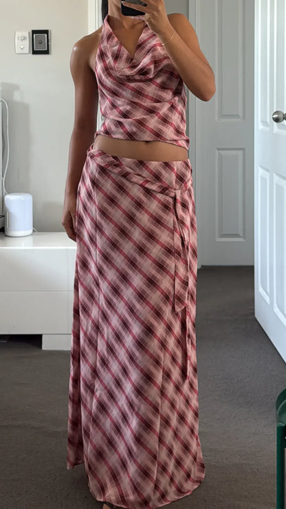 Amalfi Top & Maxi Skirt Set