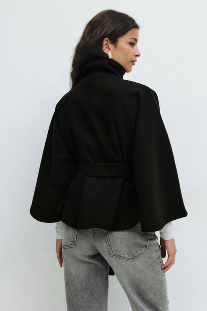 Elowira Belted Cape Coat