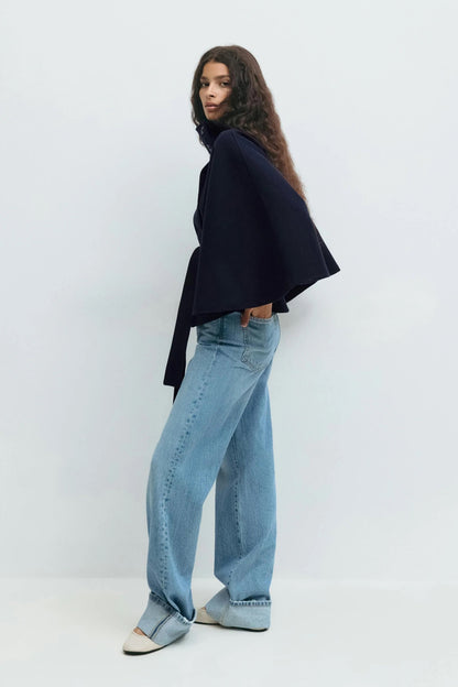 Elowira Belted Cape Coat