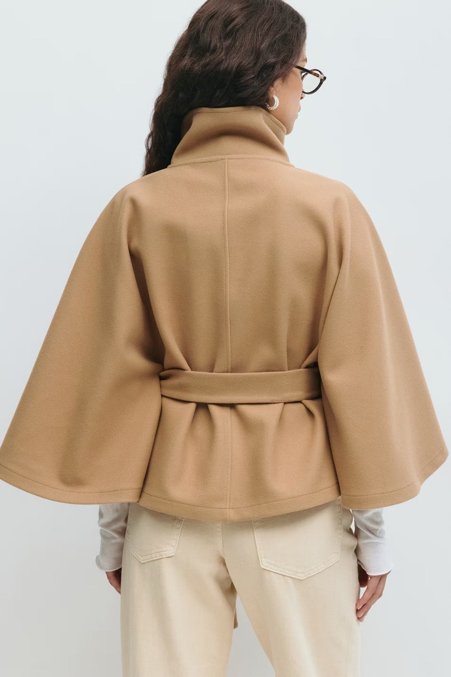 Elowira Belted Cape Coat