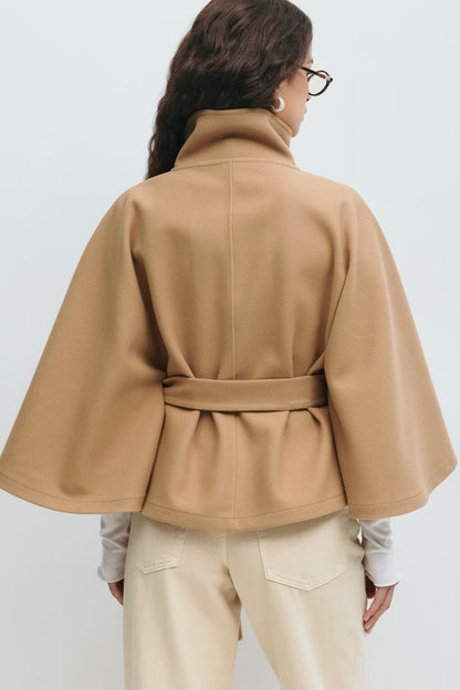Elowira Belted Cape Coat
