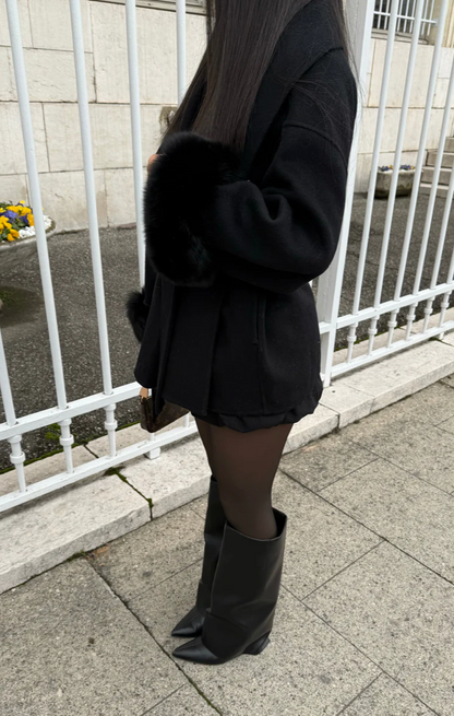 Solvienne Wool Blend Coat