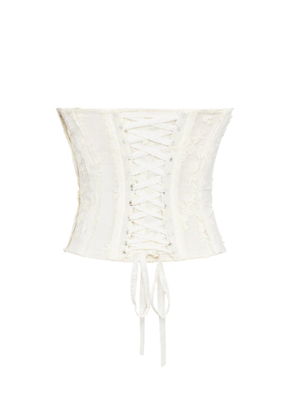 Averine Corset Maxi Skirt Set – Ivory