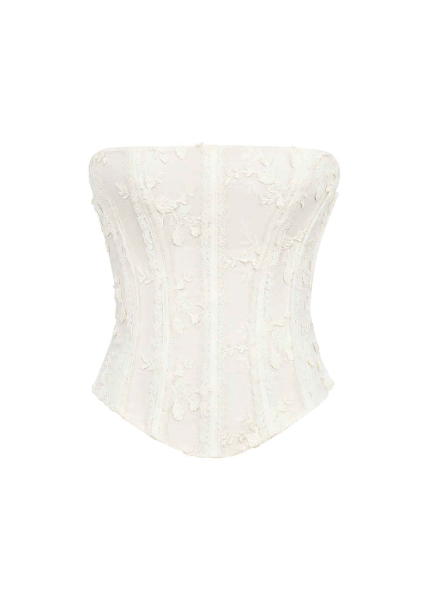 Averine Corset Maxi Skirt Set – Ivory