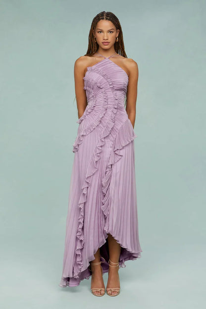 Aurelia Pleated Maxi Dress
