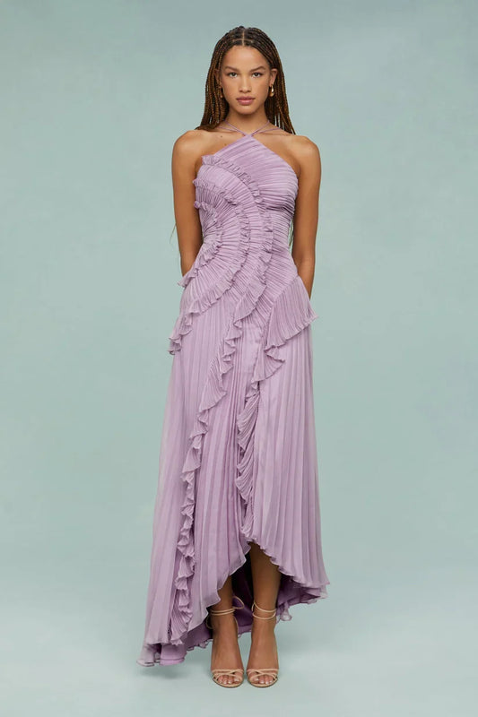 Aurelia Pleated Maxi Dress