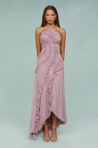 Aurelia Pleated Maxi Dress