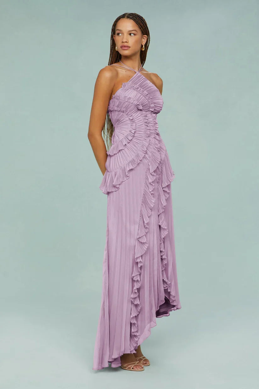 Aurelia Pleated Maxi Dress