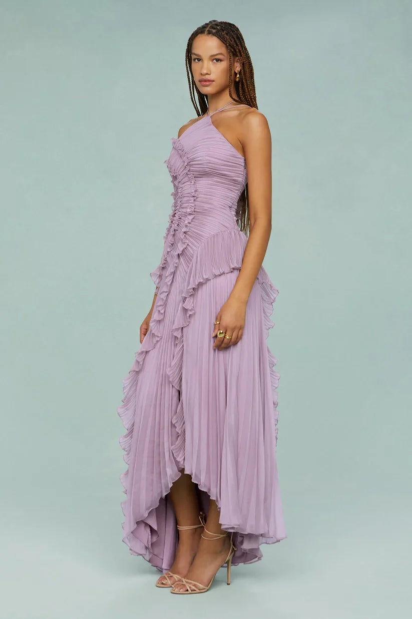 Aurelia Pleated Maxi Dress