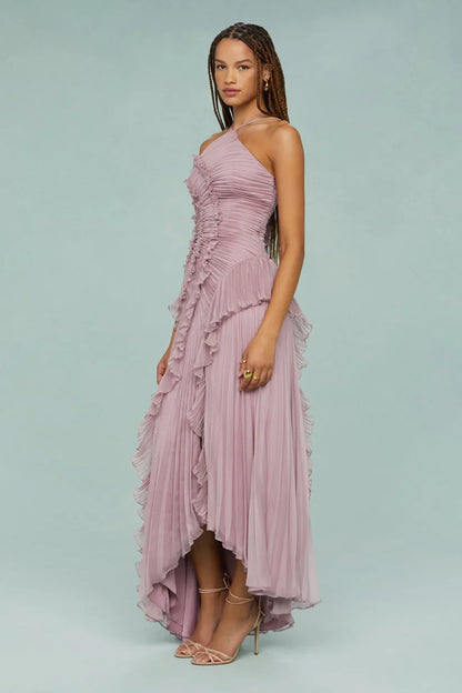 Aurelia Pleated Maxi Dress