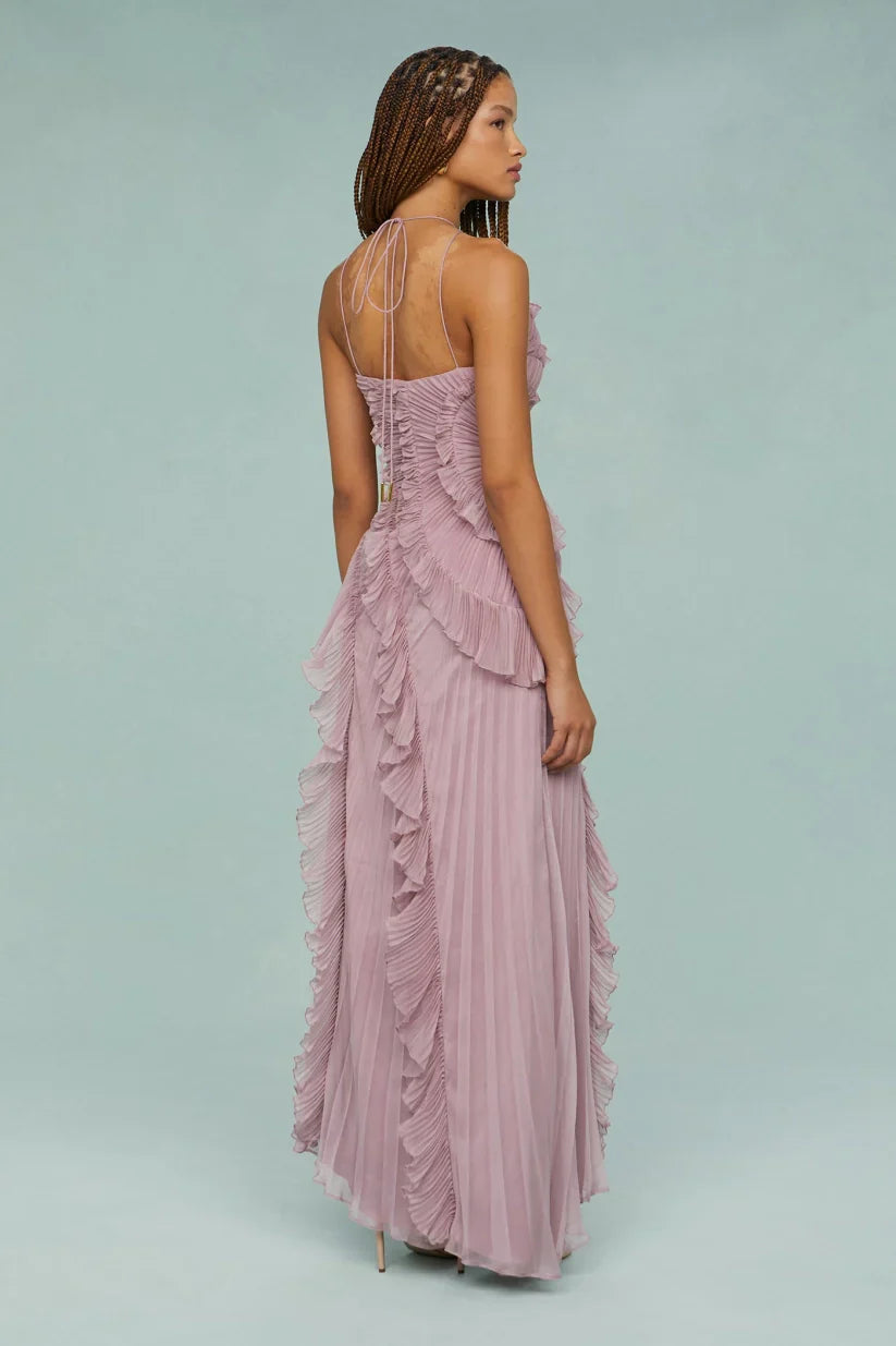 Aurelia Pleated Maxi Dress
