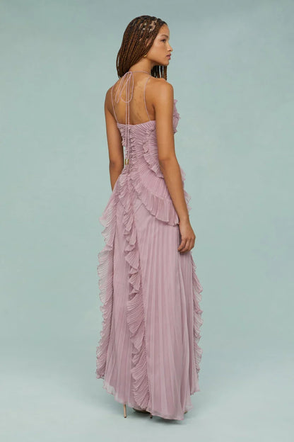 Aurelia Pleated Maxi Dress