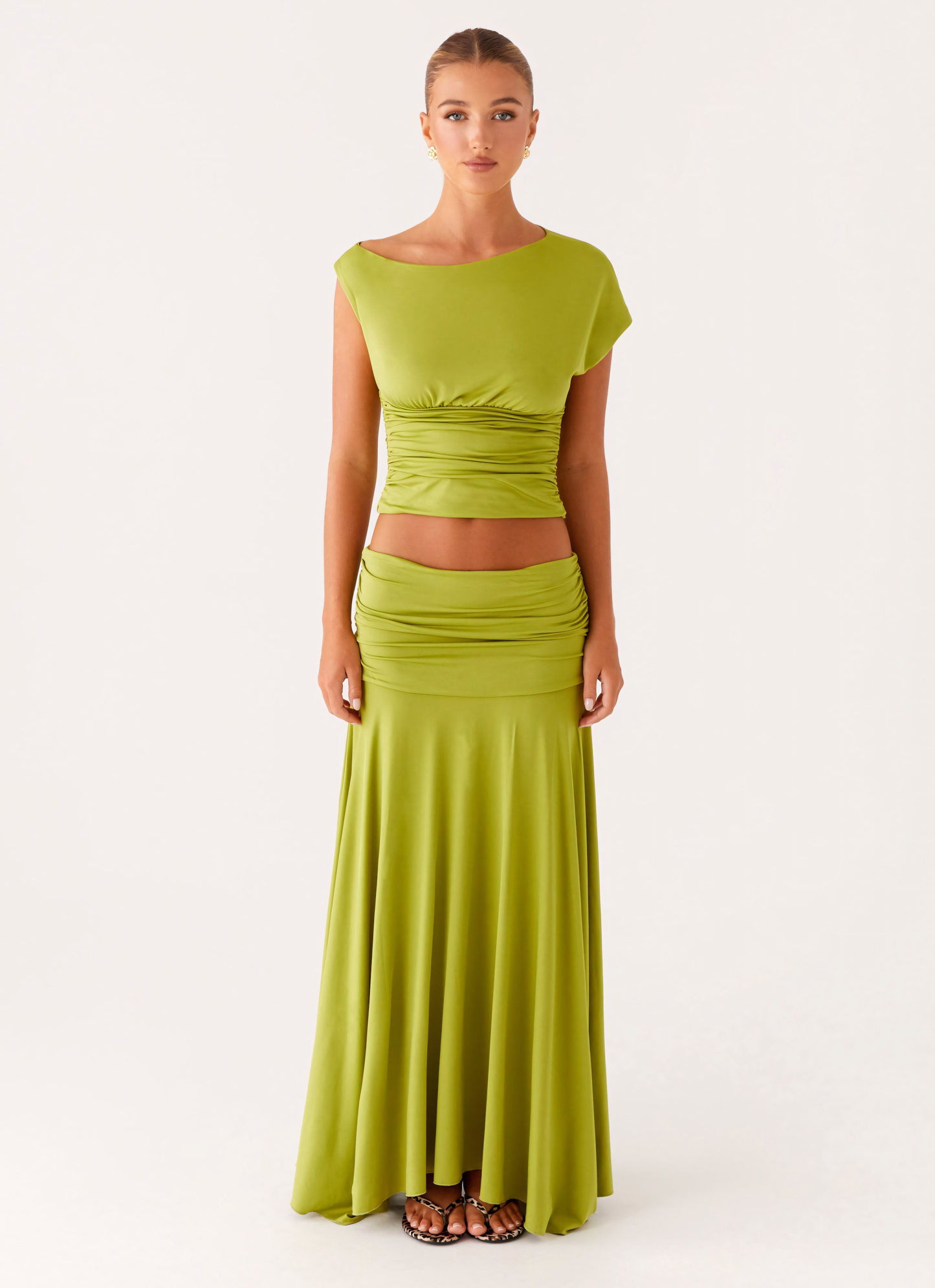 Liana Ruched Maxi Set