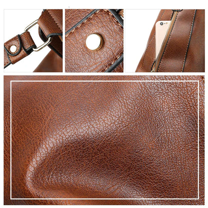 Flairora Large Leather-Inspired Bag