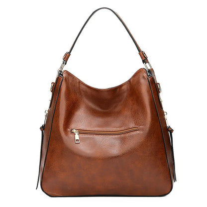 Flairora Large Leather-Inspired Bag