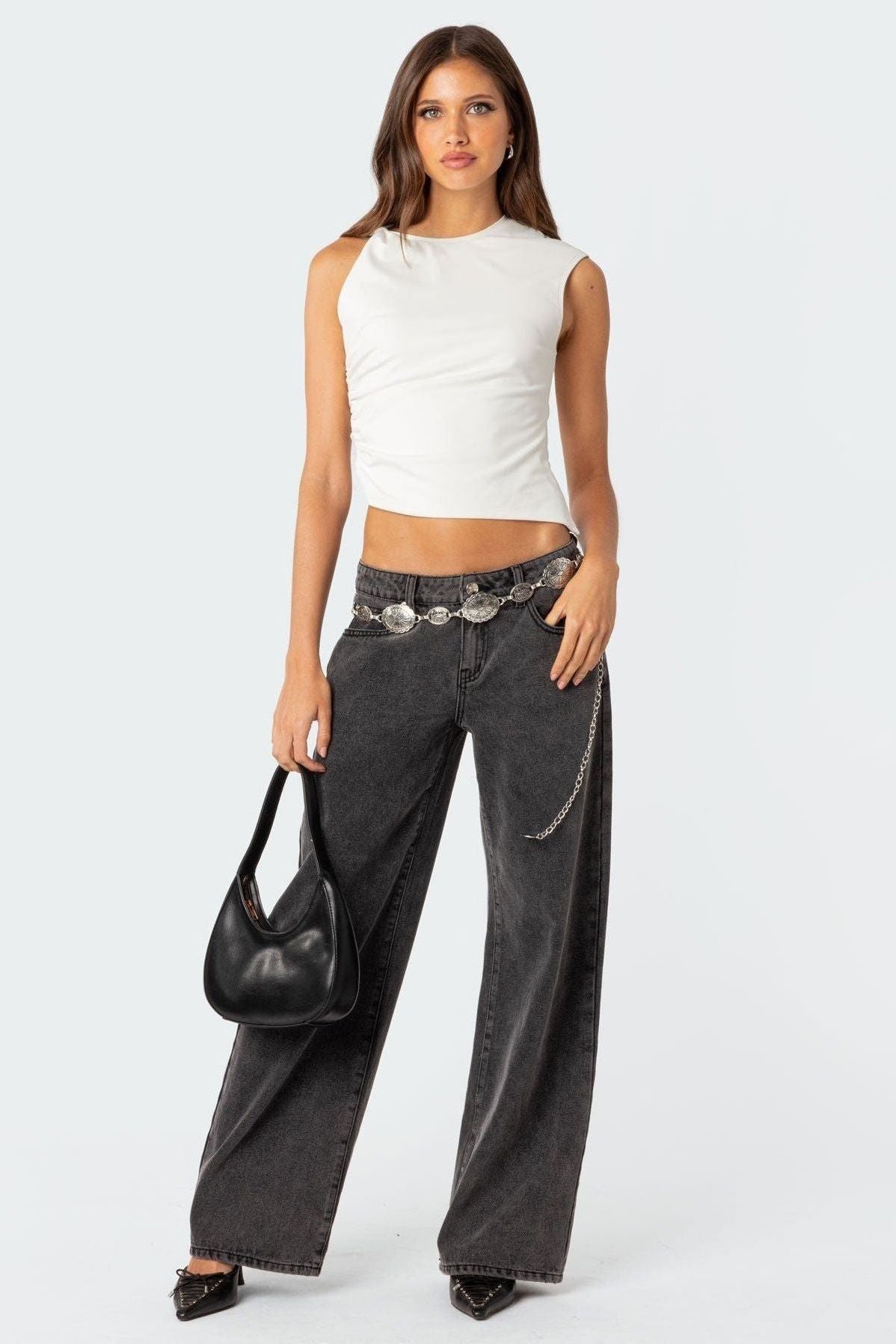 Serenna Washed Low Rise Jeans