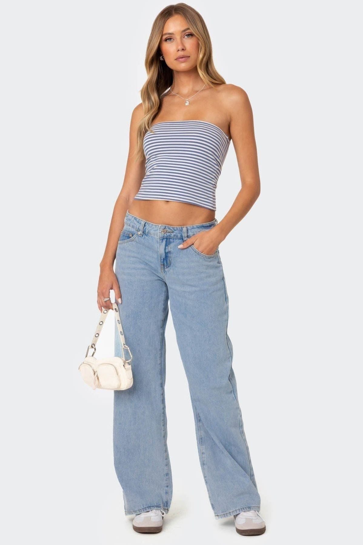 Serenna Washed Low Rise Jeans