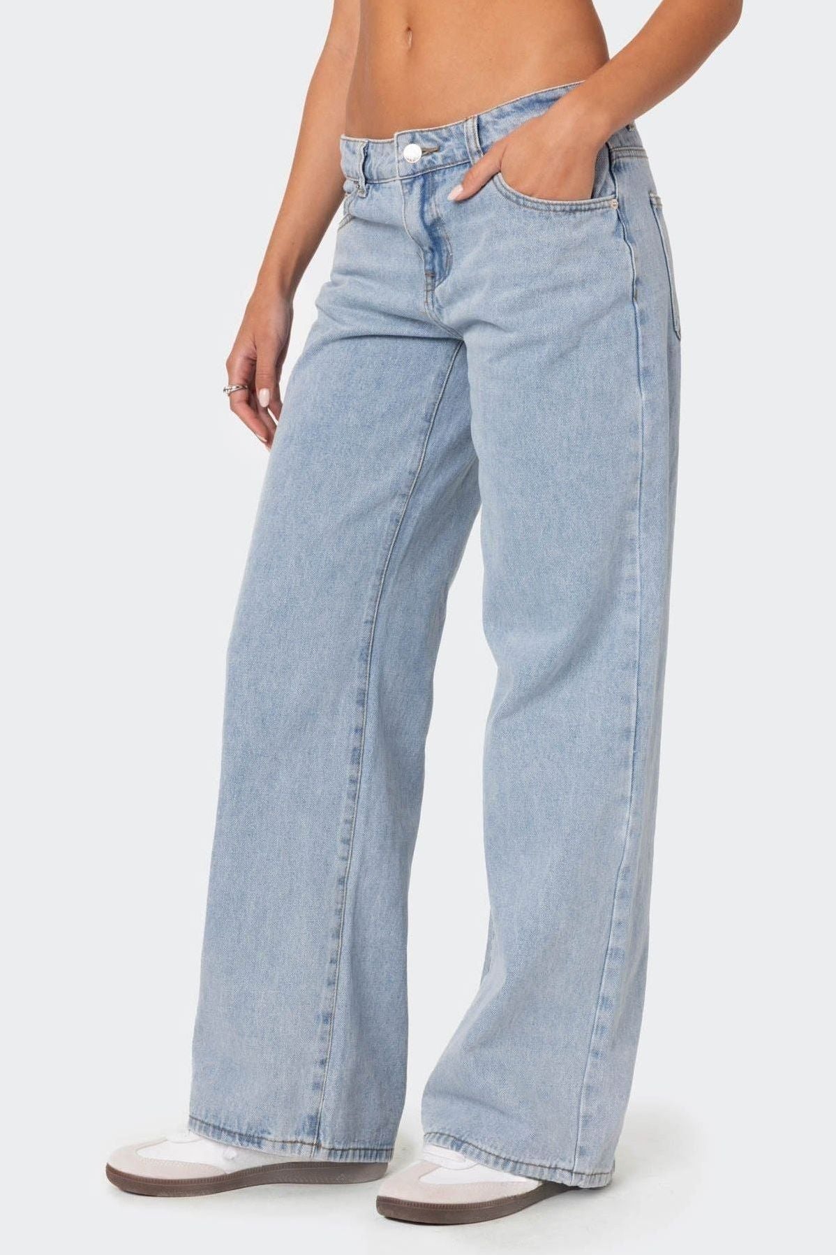 Serenna Washed Low Rise Jeans