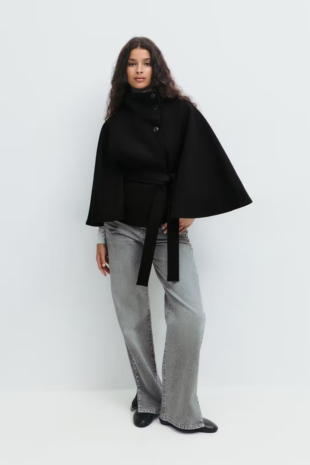 Lunessa Cape Belt Coat