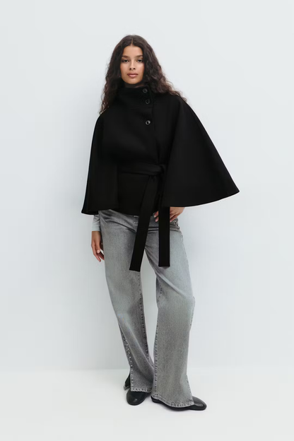 Lunessa Cape Belt Coat