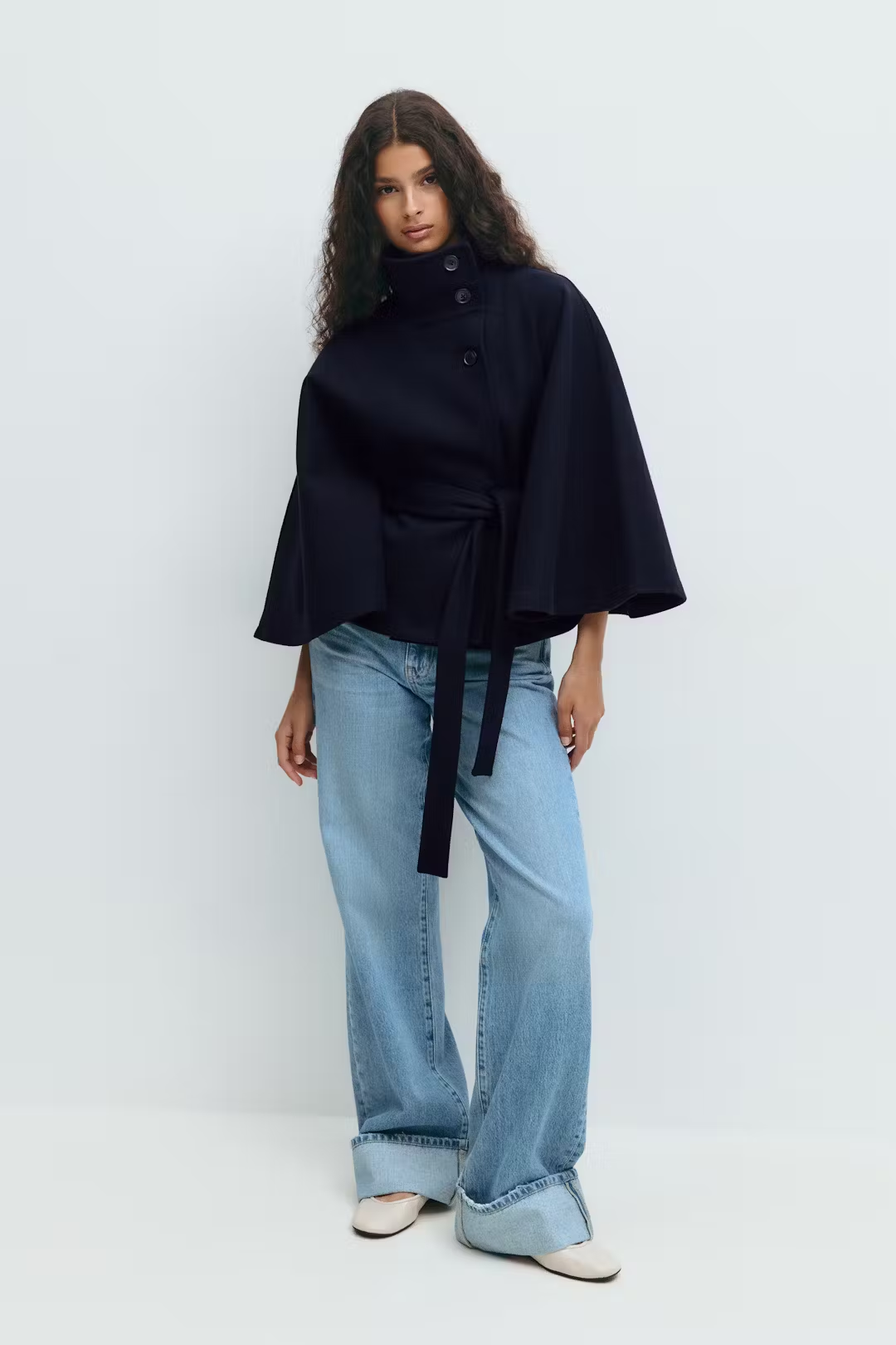 Lunessa Cape Belt Coat