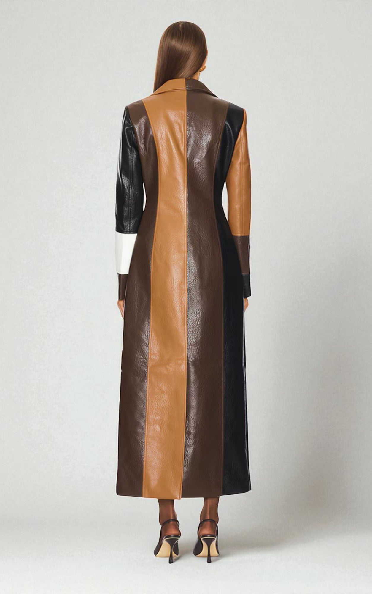 Caliora Leather Coat