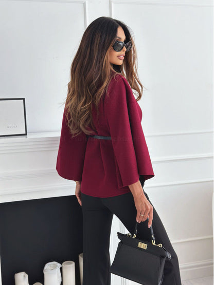 Aurelia Cape Belt Coat