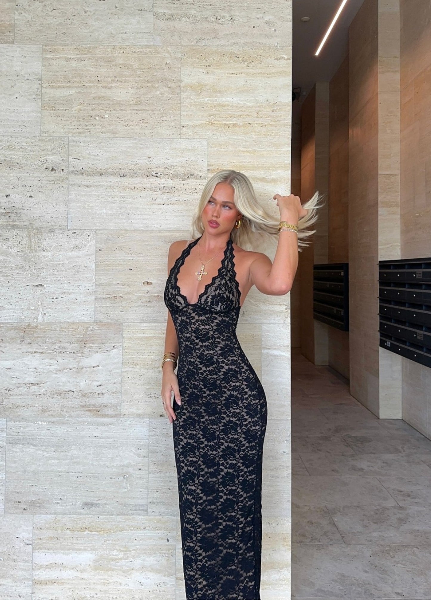 Meliora Lace Maxi Dress