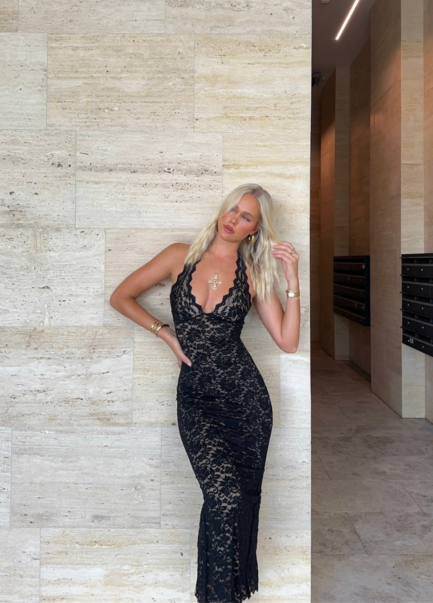 Meliora Lace Maxi Dress