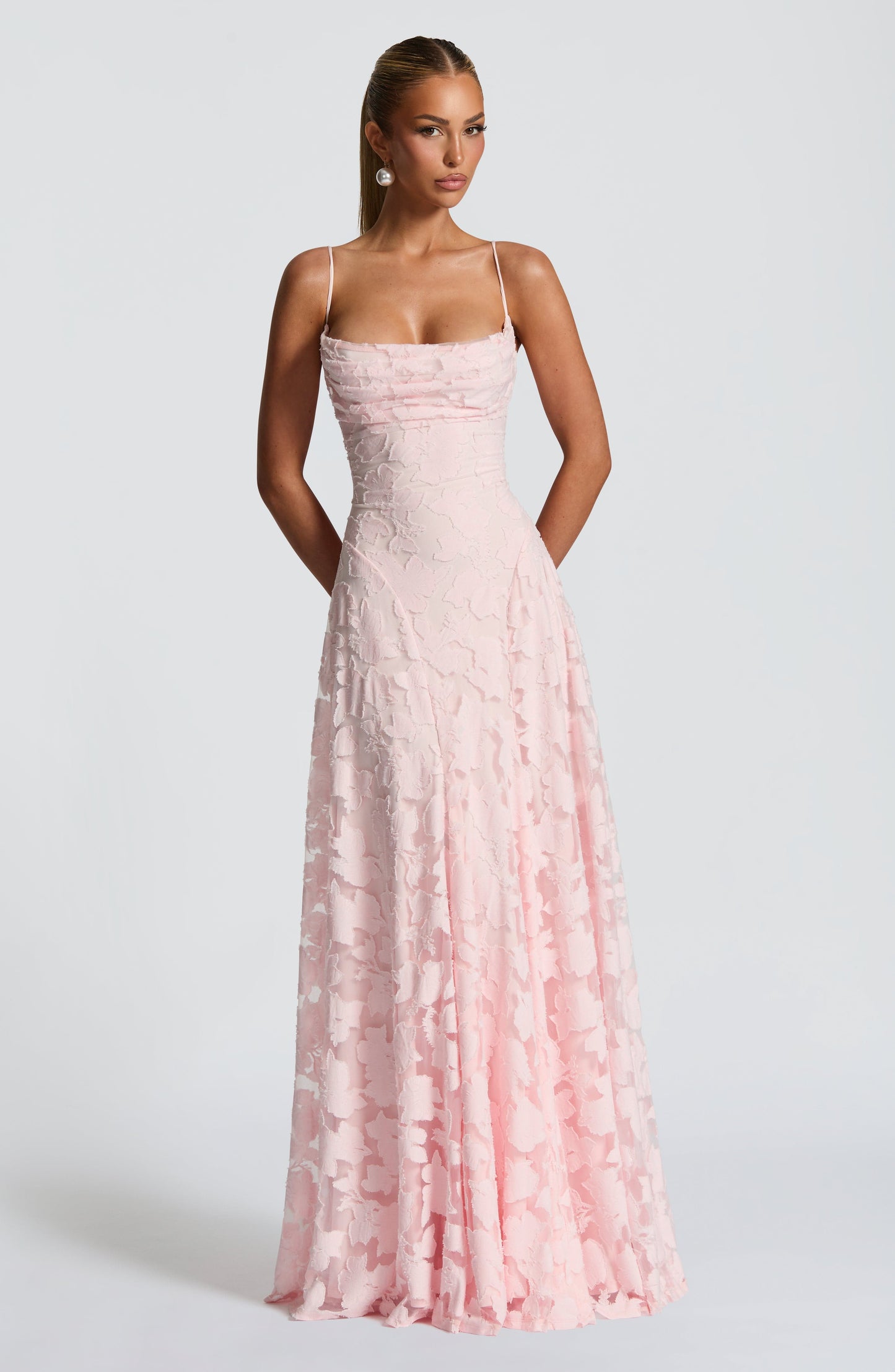 Aveloria Lace Corset Maxi Dress