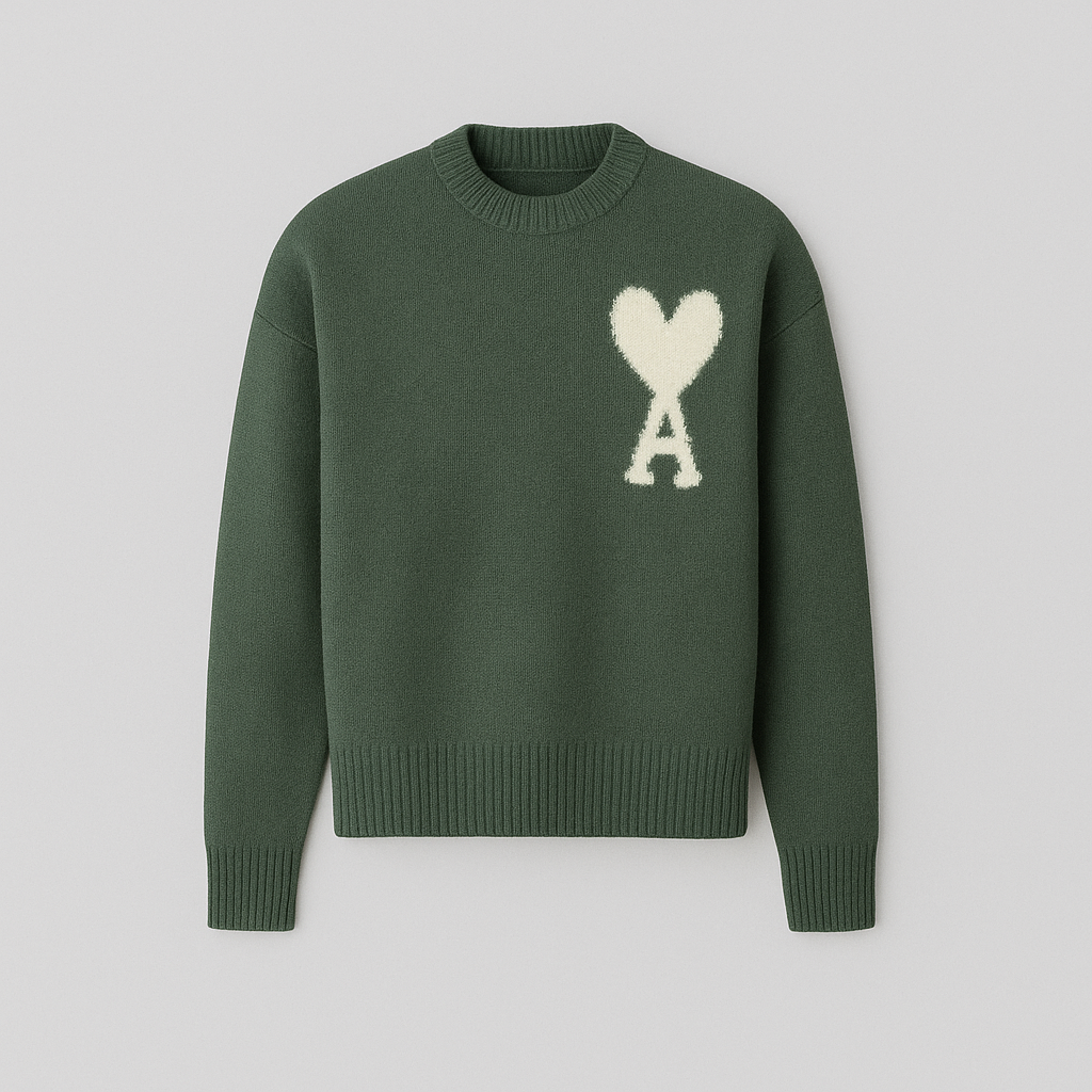 Avelyn Heart Knit Sweater
