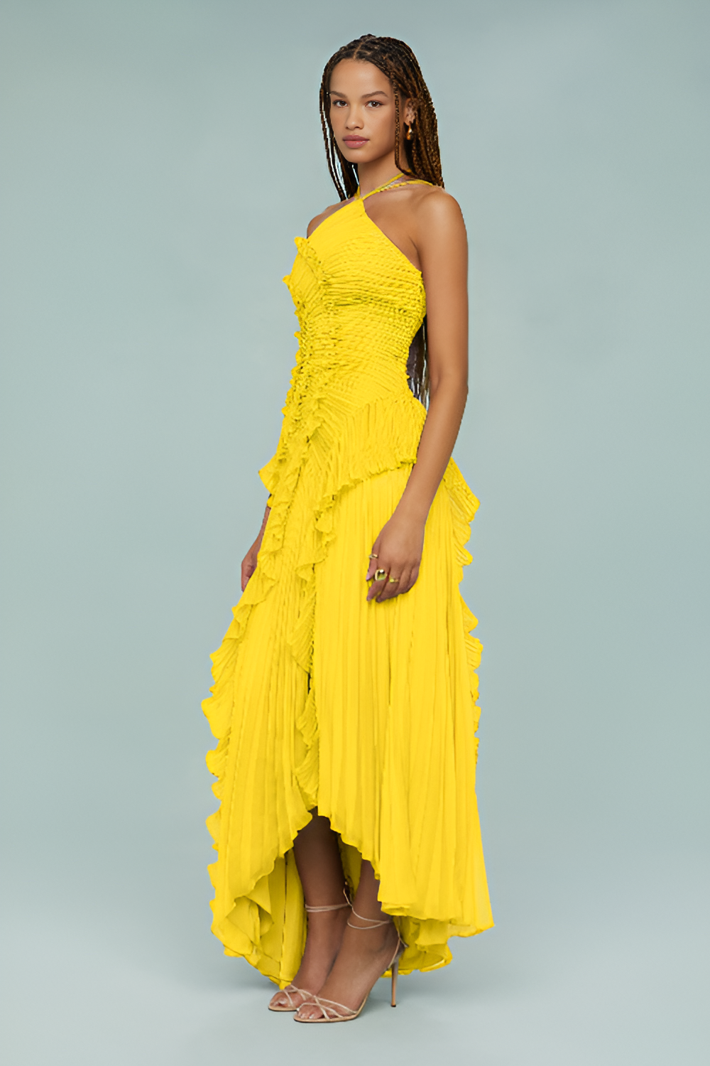 Aurelia Pleated Maxi Dress