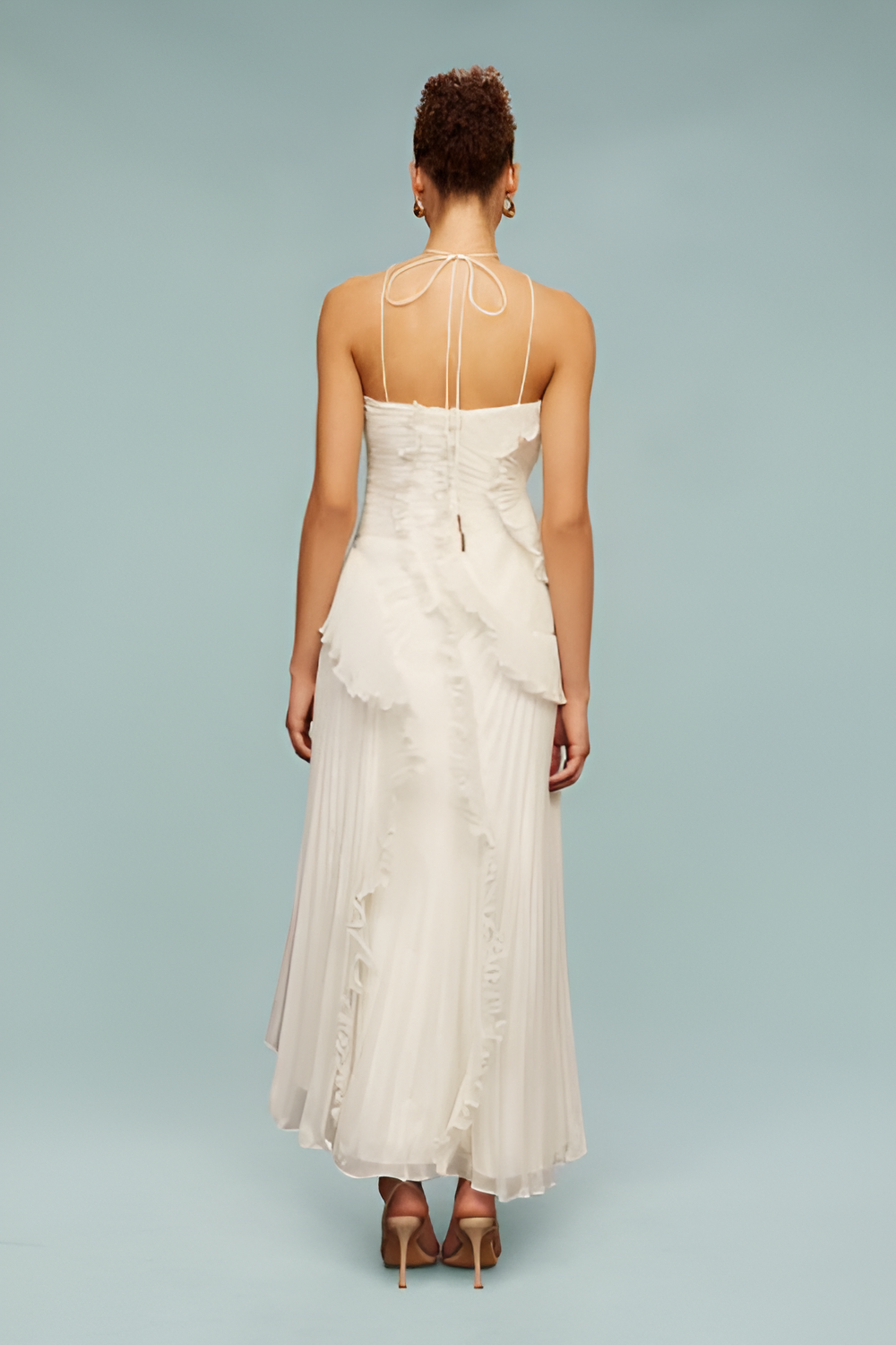 Aurelia Pleated Maxi Dress