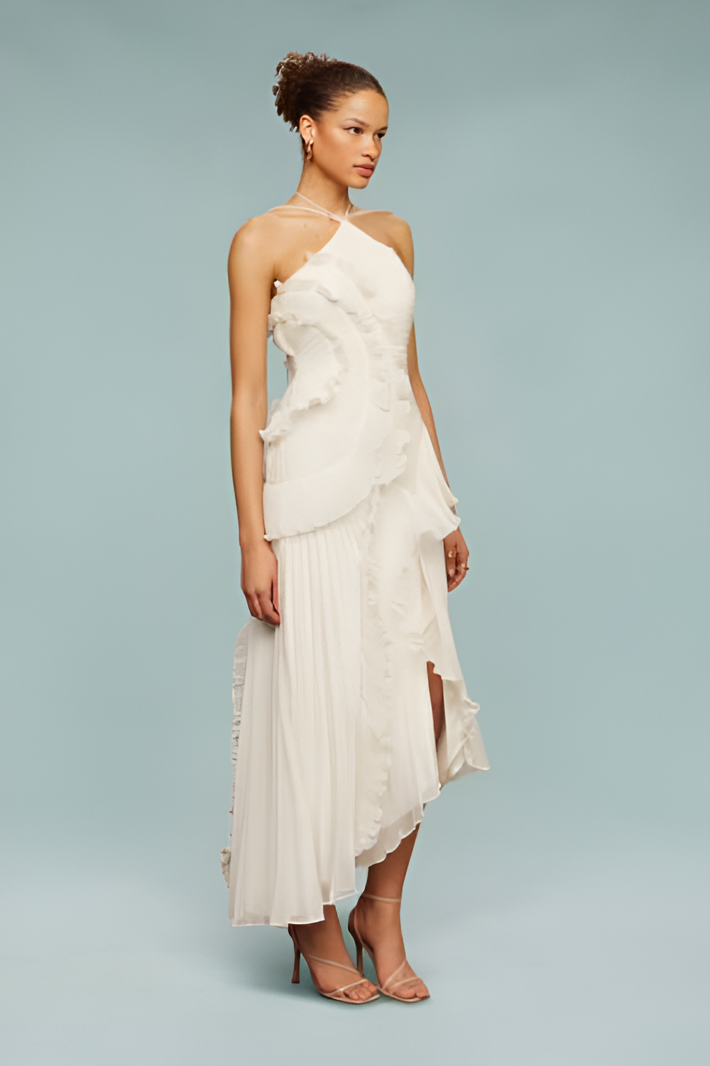 Aurelia Pleated Maxi Dress