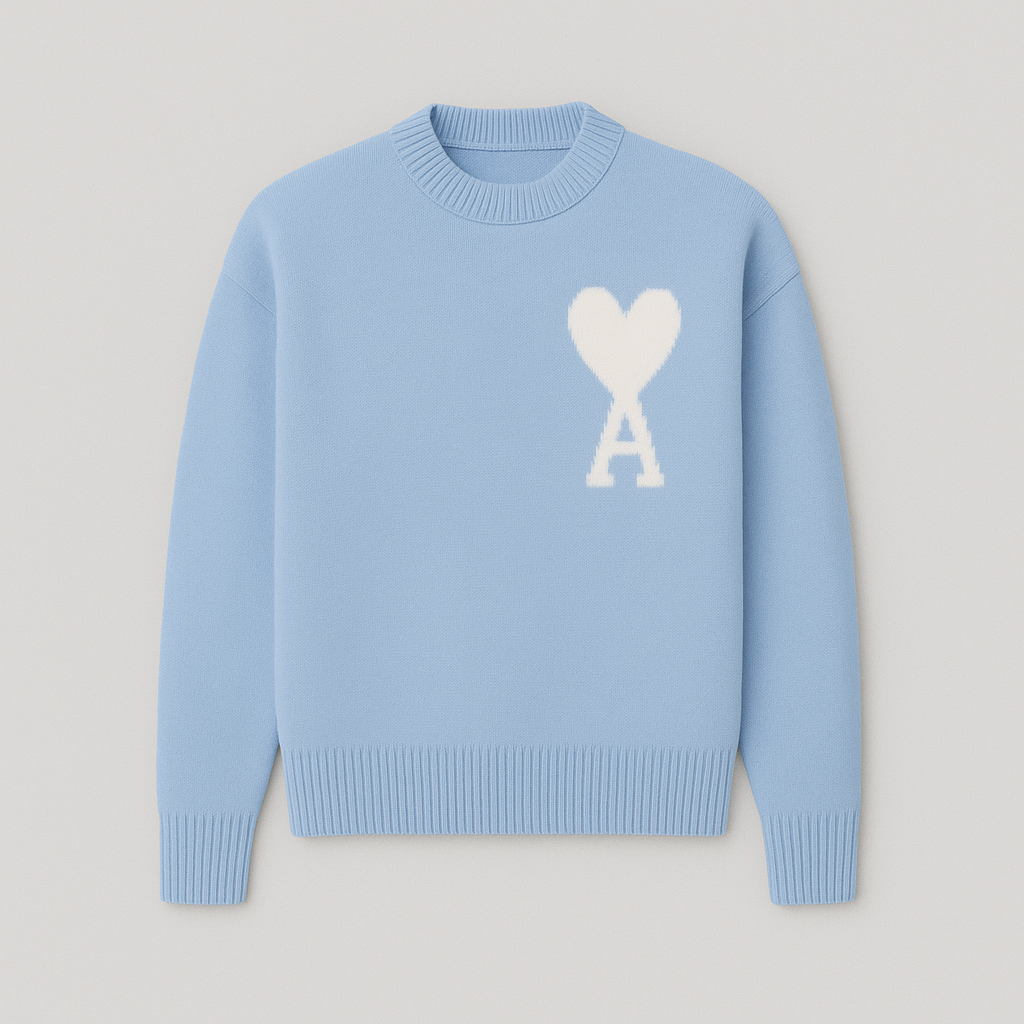 Avelyn Heart Knit Sweater