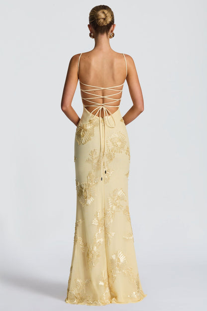 Valette Embroidered Maxi Dress